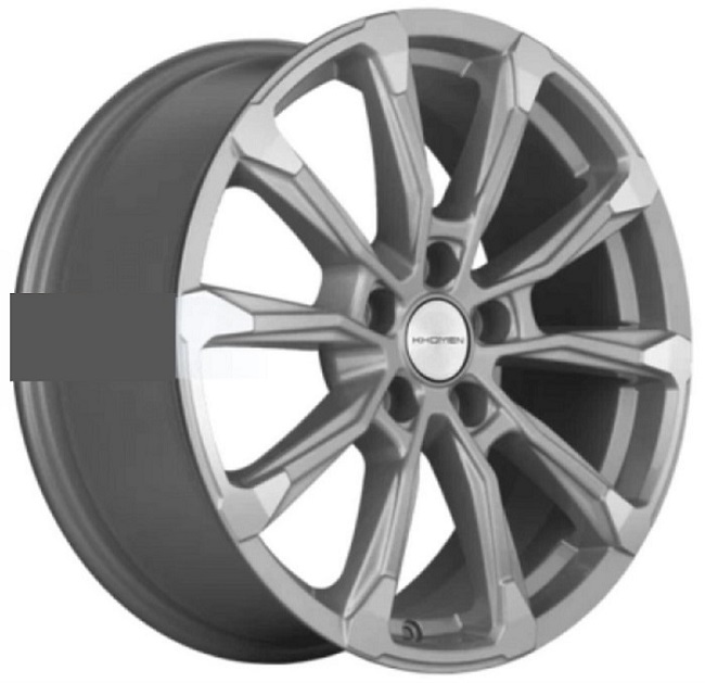 Диски Khomen Wheels KHW1808 (Xceed/CX-5/Mazda3) F-Silver-FP